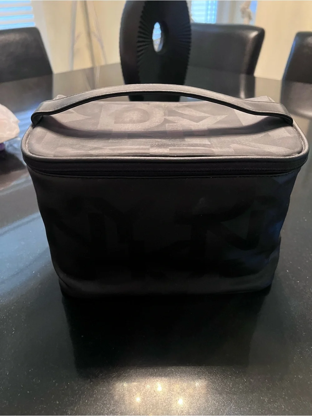 DKNY Black  3 Piece Travel Toiletry Bag New without Tags